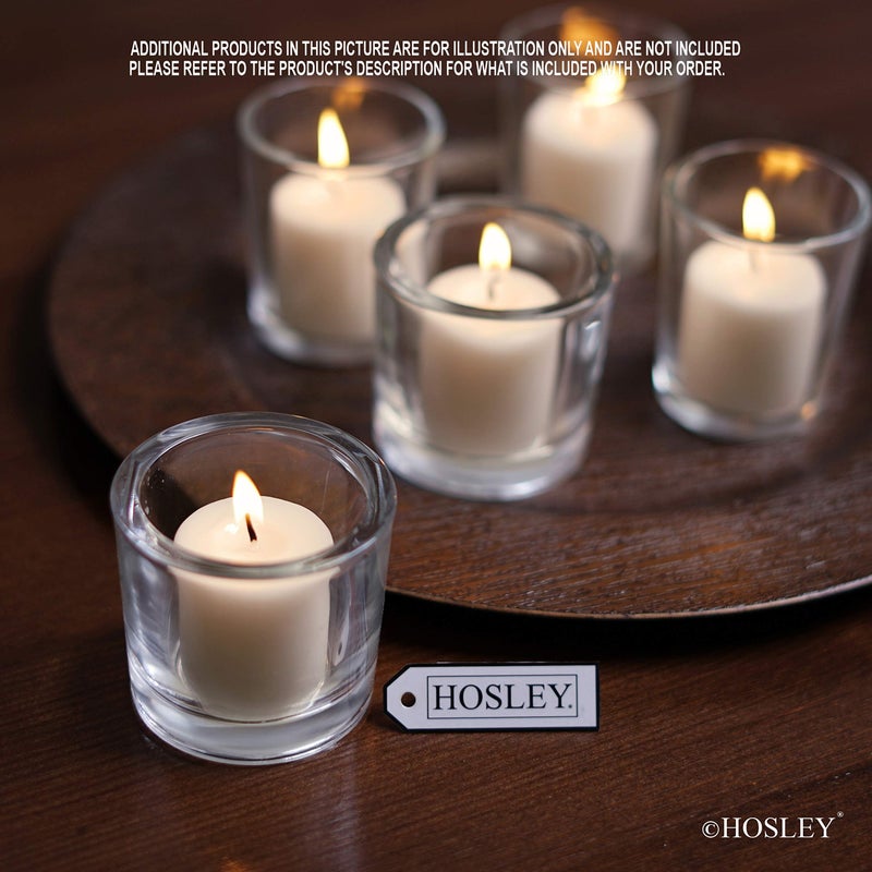 Hosley Set of 30 Unscented Ivory Votive Candles â€“ Bulk Pack, Clean-Burning, Long-Lasting 10-12 Hour Burn Time â€“ Ideal for Weddings, Home DÃ©cor, Spa, and Events - Image 3